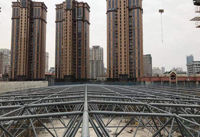 合山螺栓球网架结构