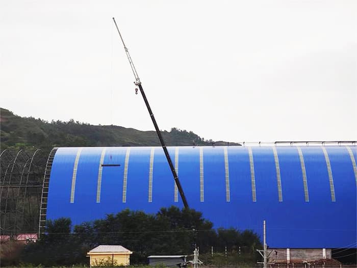 合山煤棚网架工程